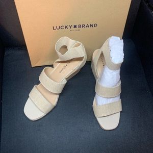 Lucky Brand Mindara Espadrille Wedge Sandal 9